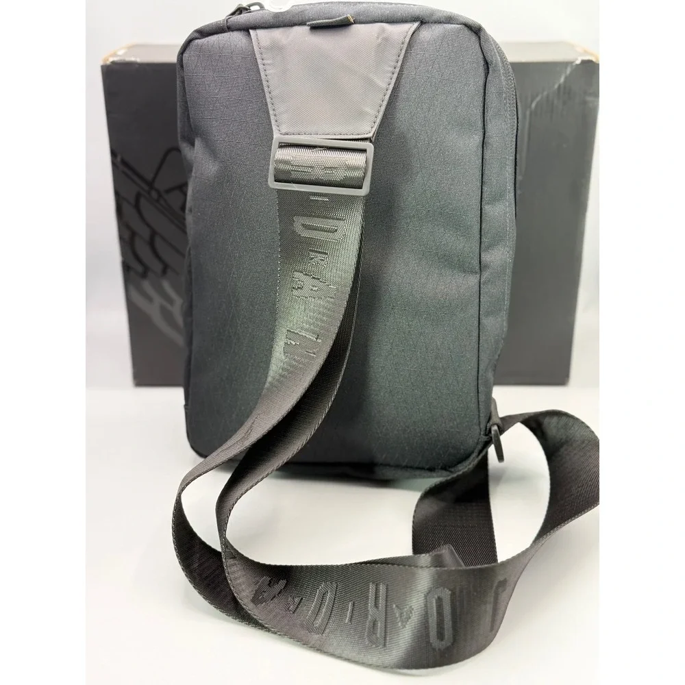 Jordan Monogram Crossbody Bag Black Cordura Sling MA0957-023 OS
